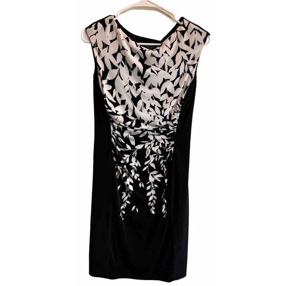 Lauren Ralph Lauren Size 4P Petite Ruched Waist Floral Dress Formal Night Out - Picture 1 of 11